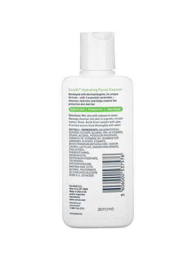 Cerave Hydrating Facial Cleanser For Normal To Dry Skin - Image 2