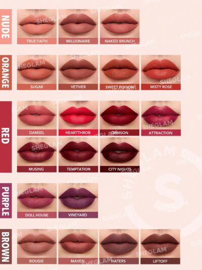 SHEGLAM Matte Allure Liquid Lipstick - Misty Rose - Image 7