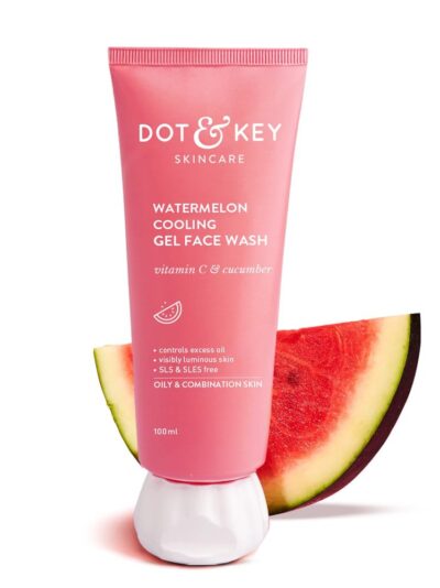 Dot & Key Watermelon Cooling Gel Face Wash With Vitamin C & Cucumber - Image 4