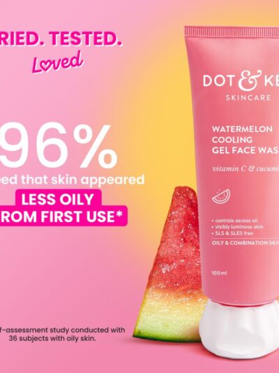 Dot & Key Watermelon Cooling Gel Face Wash With Vitamin C & Cucumber - Image 6