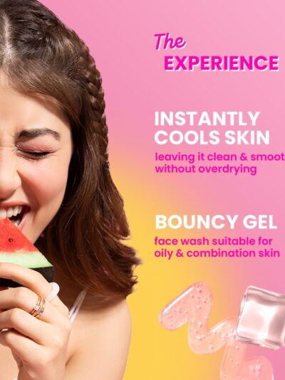 Dot & Key Watermelon Cooling Gel Face Wash With Vitamin C & Cucumber - Image 5