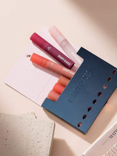 Beauty Glazed Matte Liquid Lipstick Mini Outfit-8pcs Set - Image 4