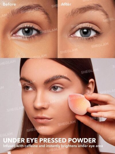 SHEGLAM Insta-Ready Face & Under Eye Setting Powder Duo-Translucent - Image 3