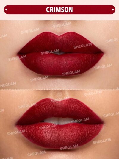 SHEGLAM Matte Allure Liquid Lipstick - Crimson - Image 3