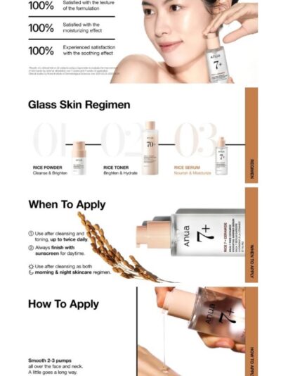 Anua 7 Rice Ceramide Hydrating Barrier Serum 50ml - Image 4