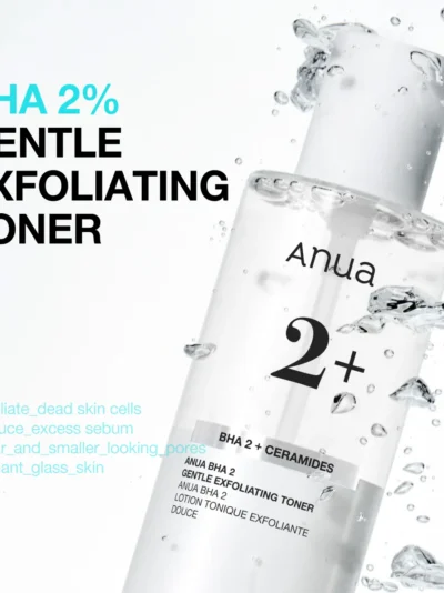 Anua BHA 2+ Ceramides Gentle Exfoliating Toner - Image 3