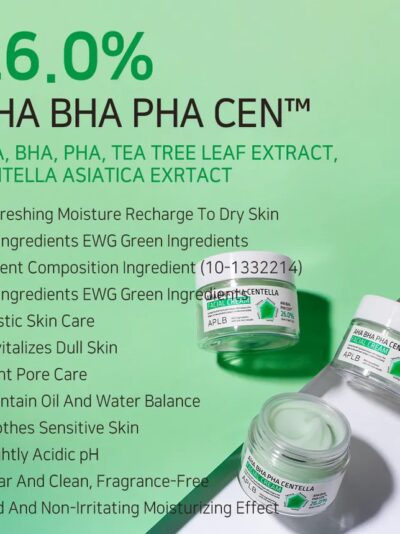 APLB - AHA BHA PHA Centella Facial Cream - Image 4