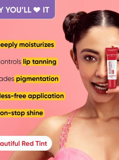 Dot and Key Gloss Boss Vitamin C + E Lip Balm with SPF 30 - Strawberry Crush - Image 6