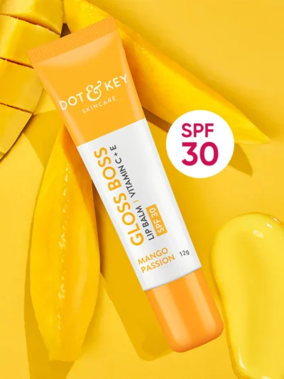 Dot and Key Gloss Boss Vitamin C + E Lip Balm with SPF 30 - Mango Passion - Image 3