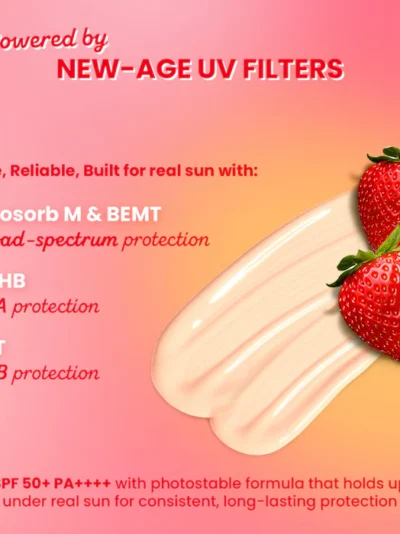 Dot and Key Strawberry Dew Tinted Sunscreen SPF 50+ PA++++ (01A Rose ) - Image 5