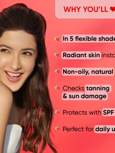Dot and Key Strawberry Dew Tinted Sunscreen SPF 50+ PA++++ (01 Porcelain) - Image 8
