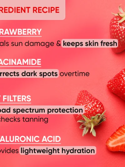 Dot and Key Strawberry Dew Tinted Sunscreen SPF 50+ PA++++ (01 Porcelain) - Image 5