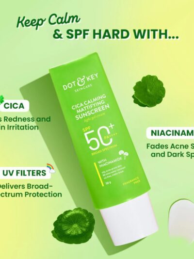 Dot & Key Cica & Niacinamide Mattifying Sunscreen SPF 50+ PA++++ - Image 5