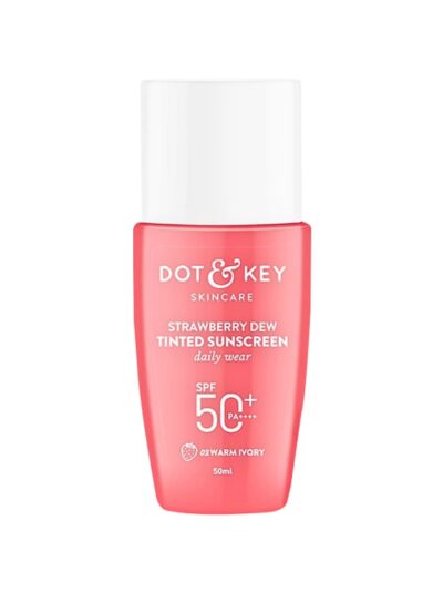 Dot & Key Strawberry Dew Tinted Sunscreen SPF 50+ PA++++ 02 Warm Ivory 50 ml - Image 1
