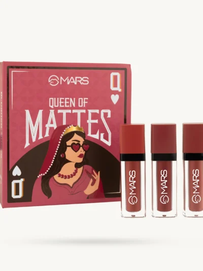 MARS Queen of Mattes Set of 03 Liquid Lipsticks - 05 Blushed Nudes - Image 2