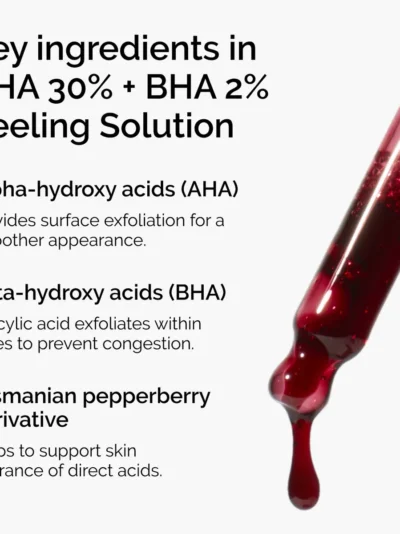 The Ordinary AHA 30% + BHA 2% Peeling Solution 30ml, 1 Fl Oz - Image 3