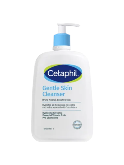 Cetaphil Gentle Skin Cleanser - Normal to Dry, Sensitive Skin - 1000ml - Image 1