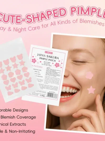 Laikou Sakura Pimple Patch Day & Night – 24 Patches - Image 9