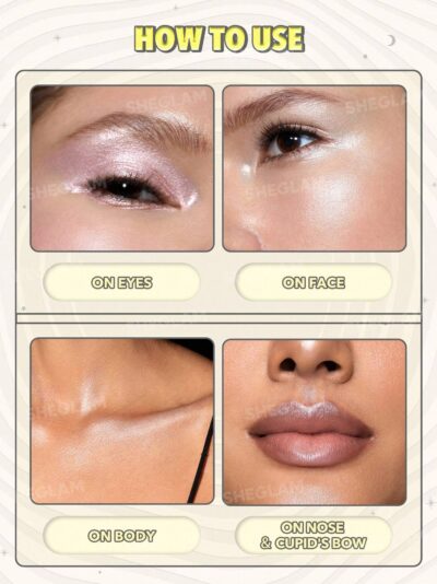 SHEGLAM Lunar Glow Highlighter-Heart Galaxy - Image 4