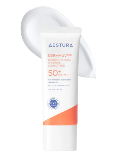 Velora Cosmetica - AESTURA Derma UV365 Barrier Hydro Mineral Sunscreen 25ml