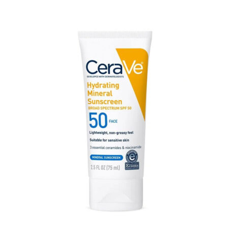 CeraVe Hydrating Mineral Sunscreen SPF 50 75ml