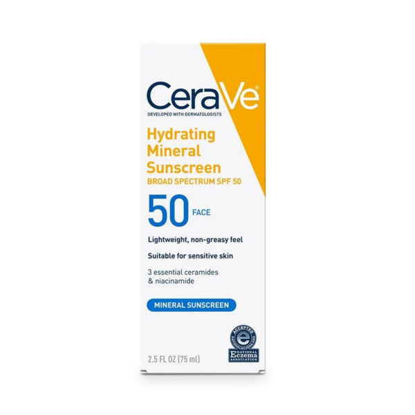 CeraVe Hydrating Mineral Sunscreen SPF 50 75ml