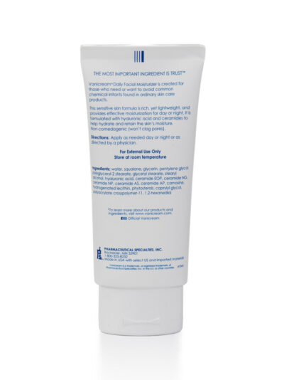 VANICREAM Daily Facial Moisturizer For Sensitive Skin 89ml